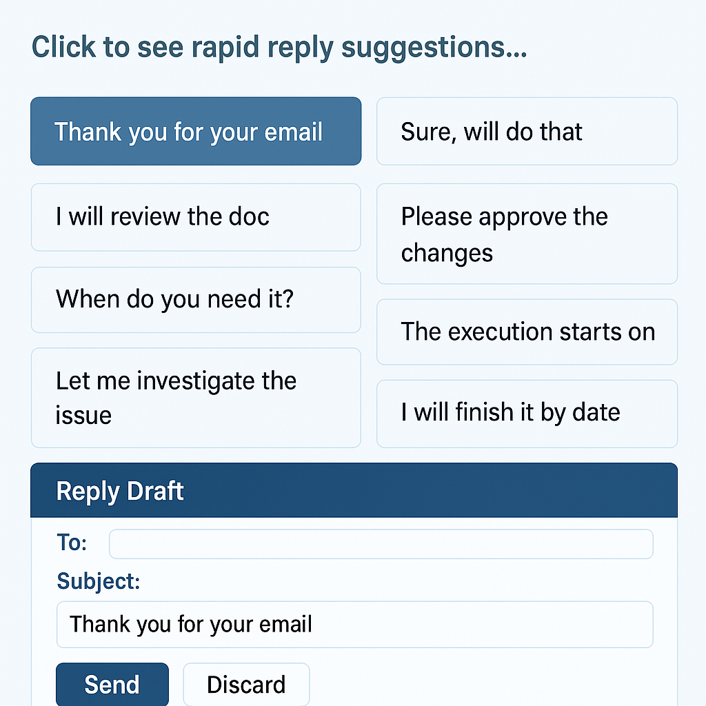Screenshot of SuperComp.AI automated reply setup